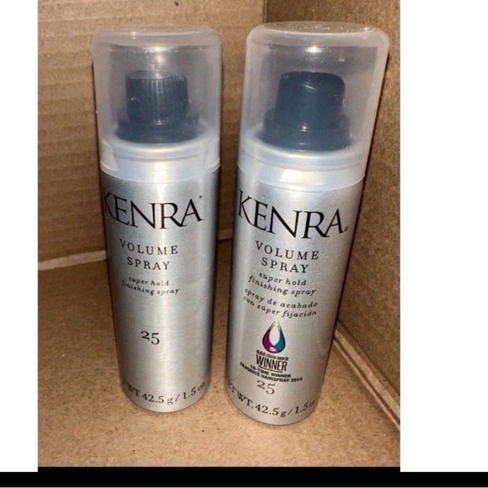 Kenra Volume Spray 25 Super Hold Finishing Spray hair care Travel Size Set of 2